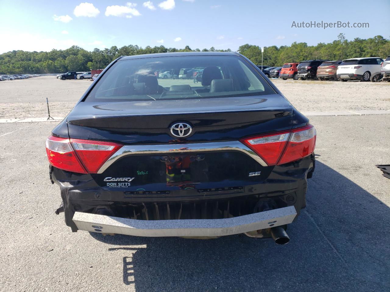 2016 Toyota Camry Le Черный vin: 4T1BF1FK0GU264470