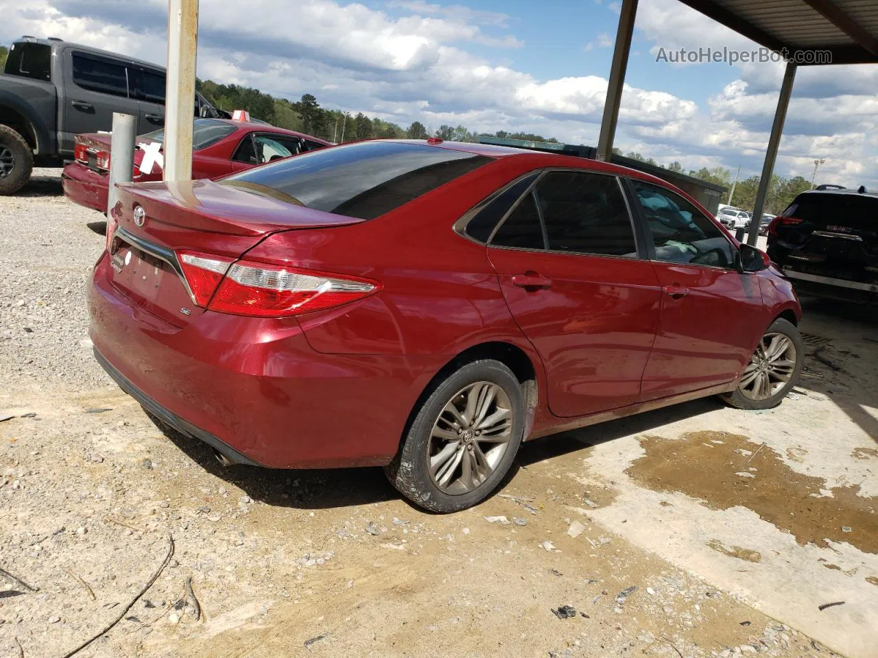 2016 Toyota Camry Le Красный vin: 4T1BF1FK0GU518940