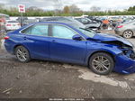 2016 Toyota Camry Se Blue vin: 4T1BF1FK0GU525760