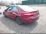 2016 Toyota Camry Xse Burgundy vin: 4T1BF1FK0GU555759