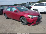 2016 Toyota Camry Xse Burgundy vin: 4T1BF1FK0GU555759