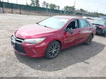 2016 Toyota Camry Xse Burgundy vin: 4T1BF1FK0GU555759