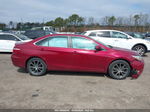 2016 Toyota Camry Xse Burgundy vin: 4T1BF1FK0GU555759