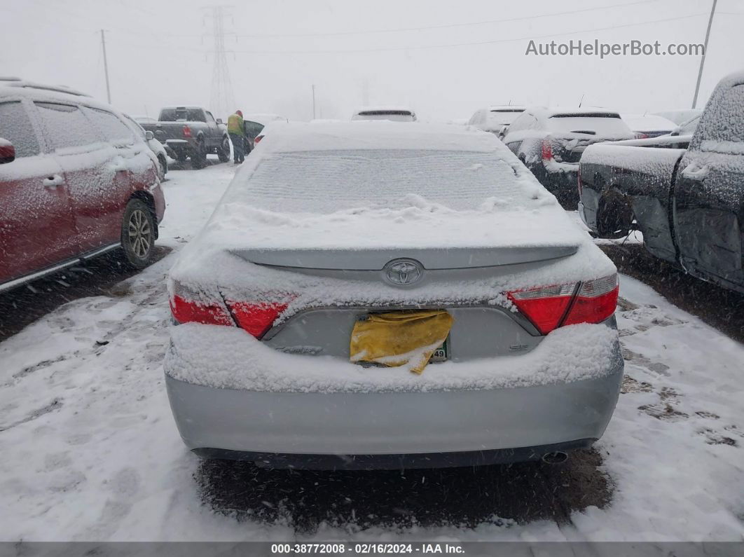 2016 Toyota Camry Se Silver vin: 4T1BF1FK0GU564137