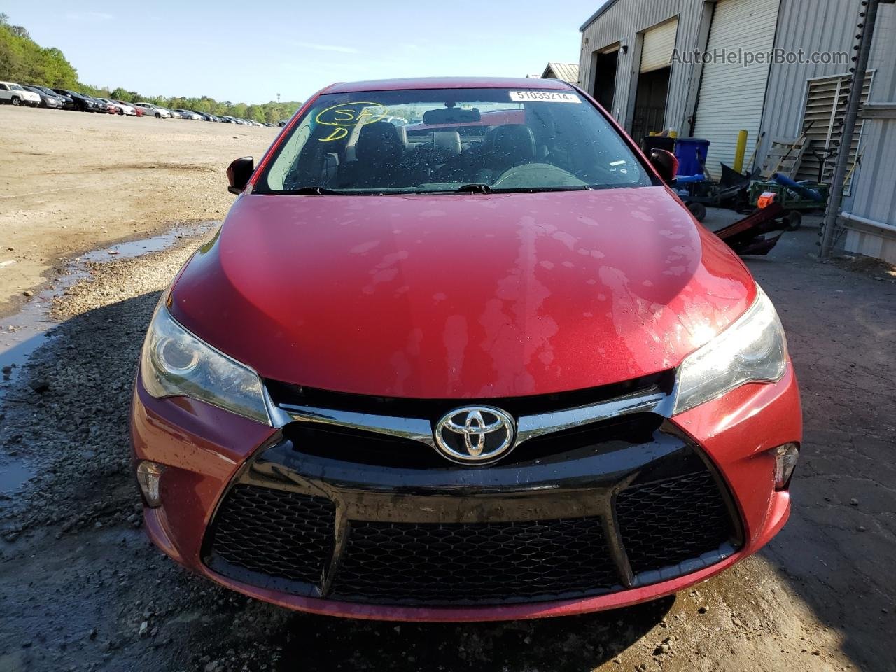 2016 Toyota Camry Le Red vin: 4T1BF1FK0GU573906