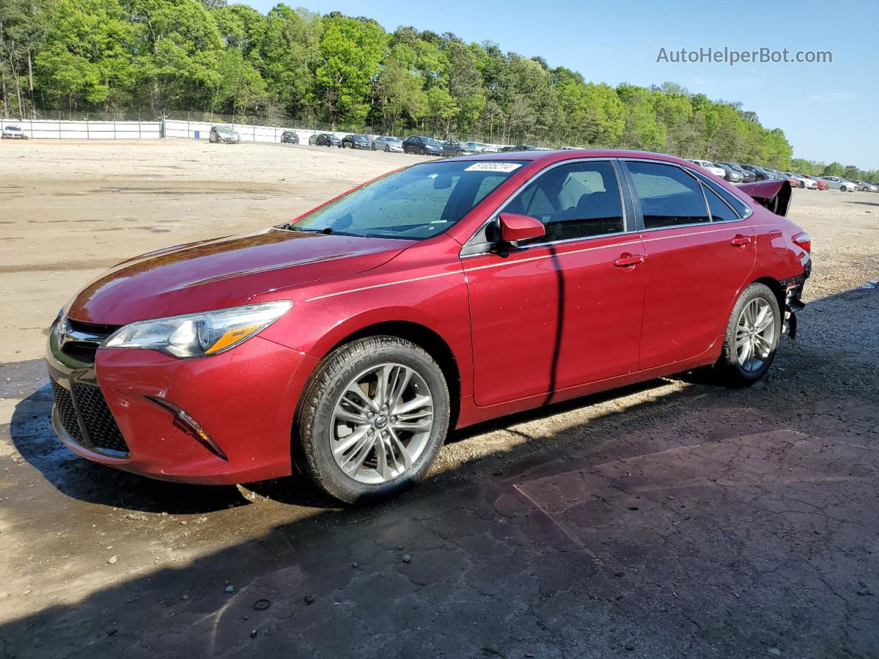 2016 Toyota Camry Le Red vin: 4T1BF1FK0GU573906