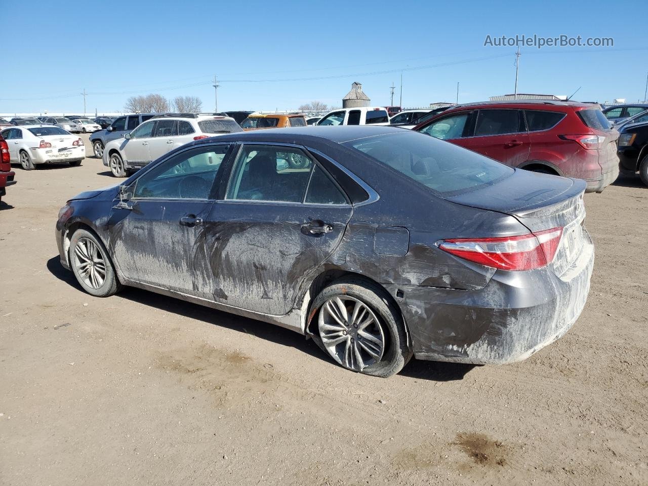 2016 Toyota Camry Le Gray vin: 4T1BF1FK0GU589491