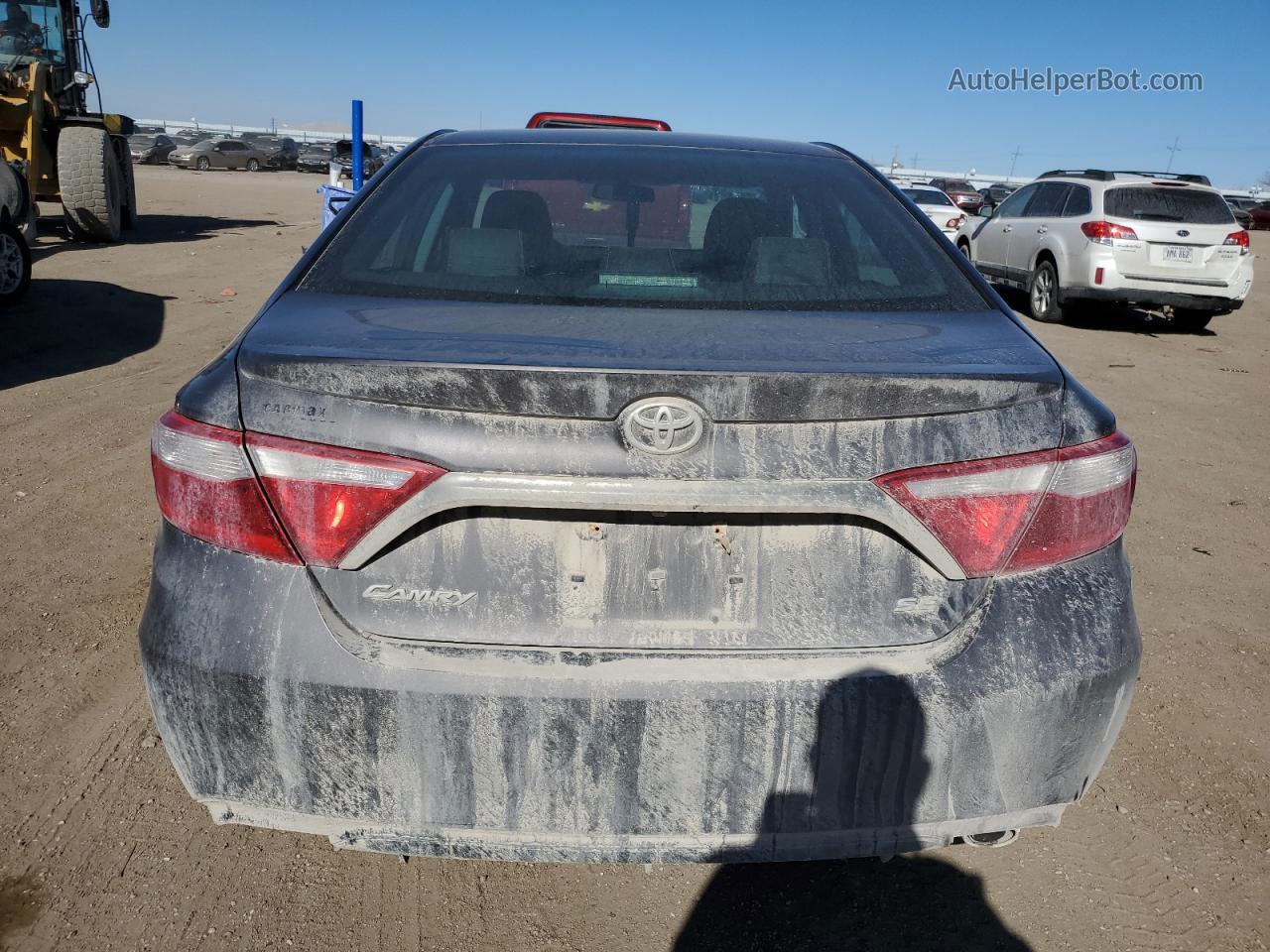 2016 Toyota Camry Le Gray vin: 4T1BF1FK0GU589491