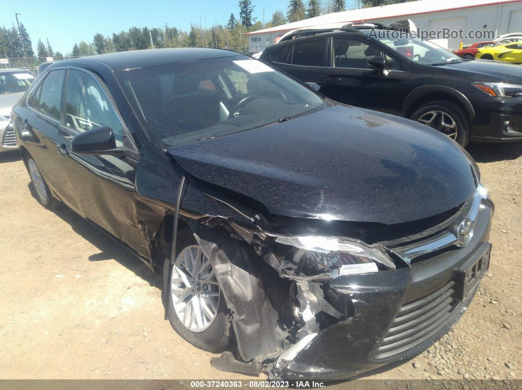 2016 Toyota Camry Le Black vin: 4T1BF1FK0GU604751