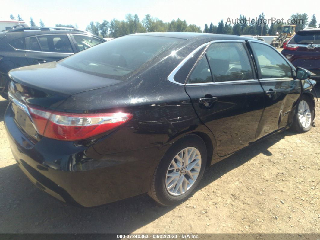 2016 Toyota Camry Le Черный vin: 4T1BF1FK0GU604751