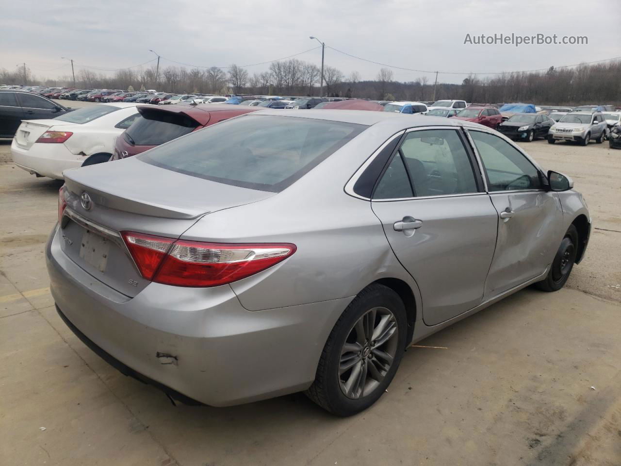 2017 Toyota Camry Le Gray vin: 4T1BF1FK0HU358835