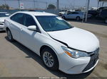 2017 Toyota Camry Le White vin: 4T1BF1FK0HU396064