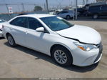 2017 Toyota Camry Le White vin: 4T1BF1FK0HU396064