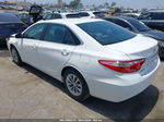 2017 Toyota Camry Le White vin: 4T1BF1FK0HU396064