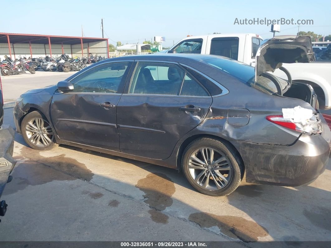 2017 Toyota Camry Xle/se/le/xse Gray vin: 4T1BF1FK0HU709842