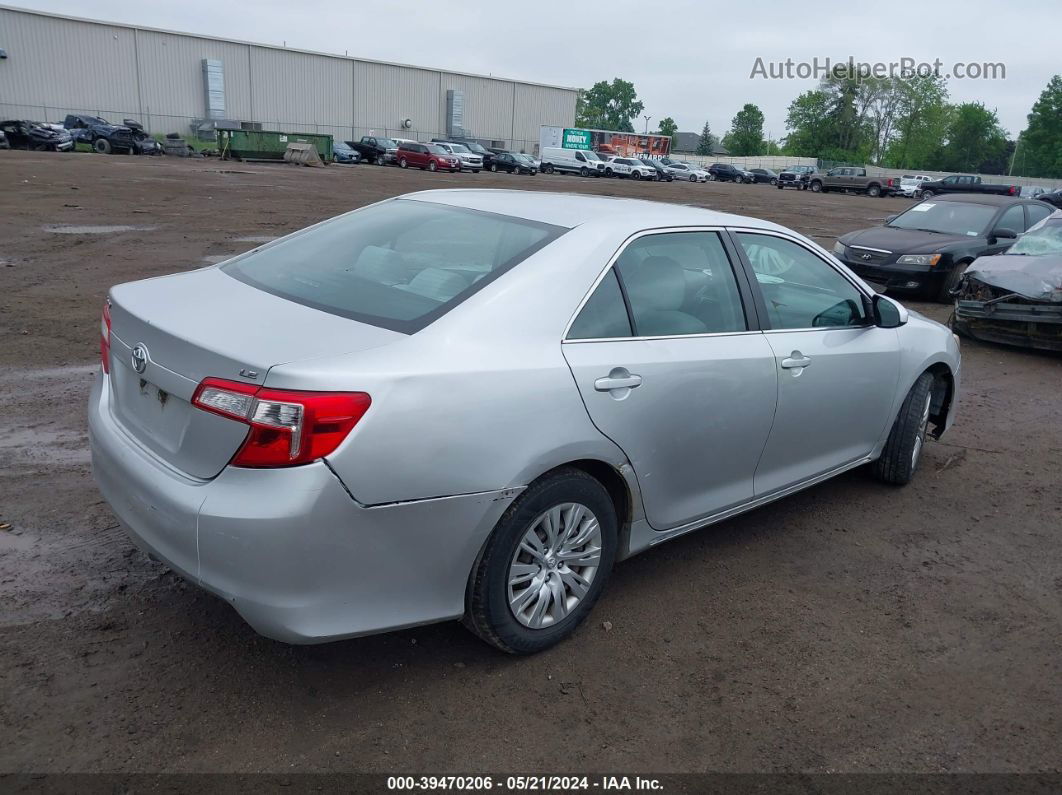 2012 Toyota Camry Le Silver vin: 4T1BF1FK1CU022006