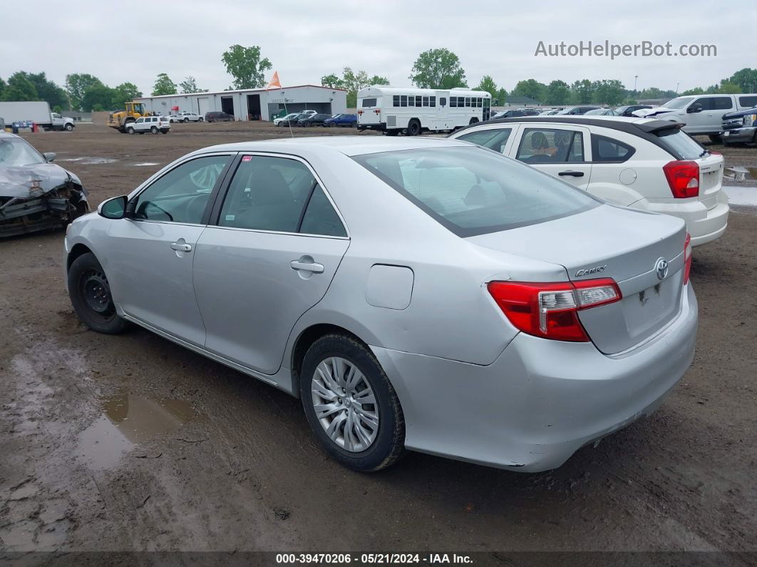 2012 Toyota Camry Le Silver vin: 4T1BF1FK1CU022006