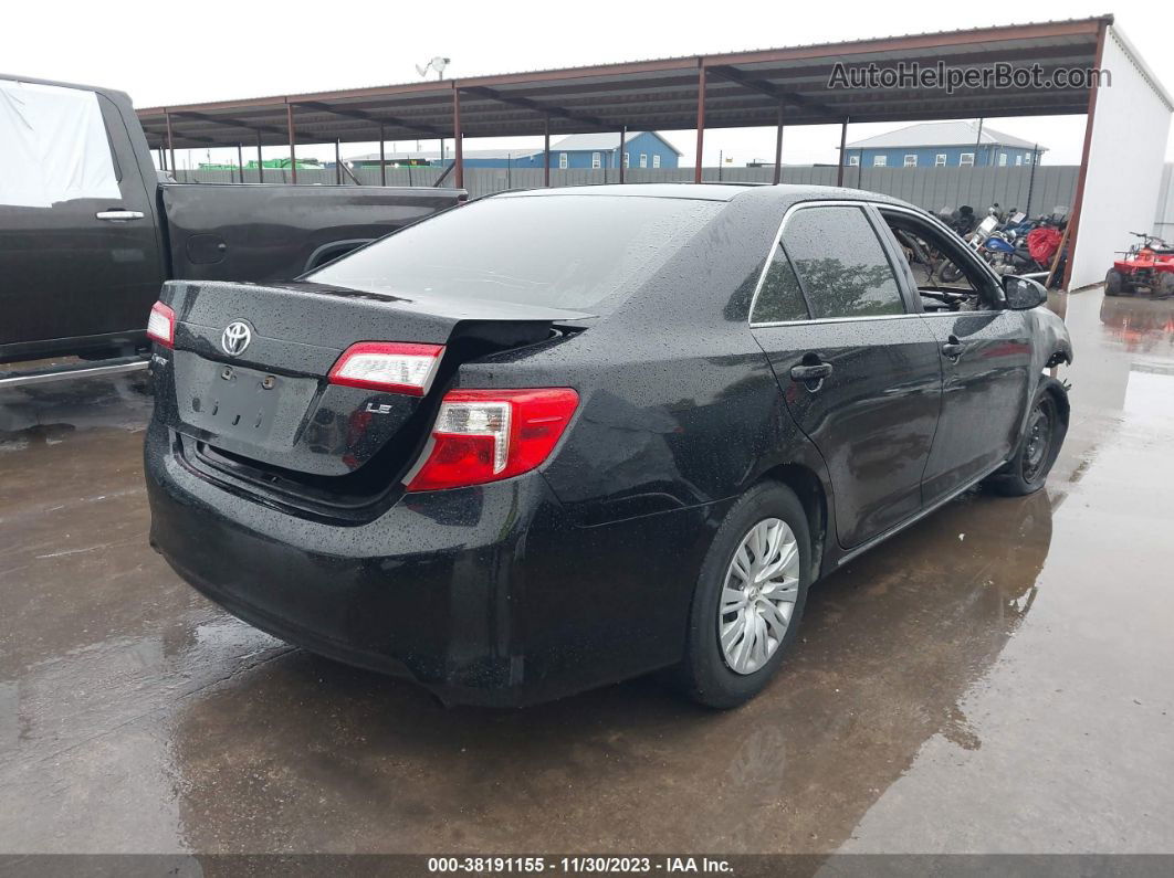 2012 Toyota Camry Le Black vin: 4T1BF1FK1CU026055