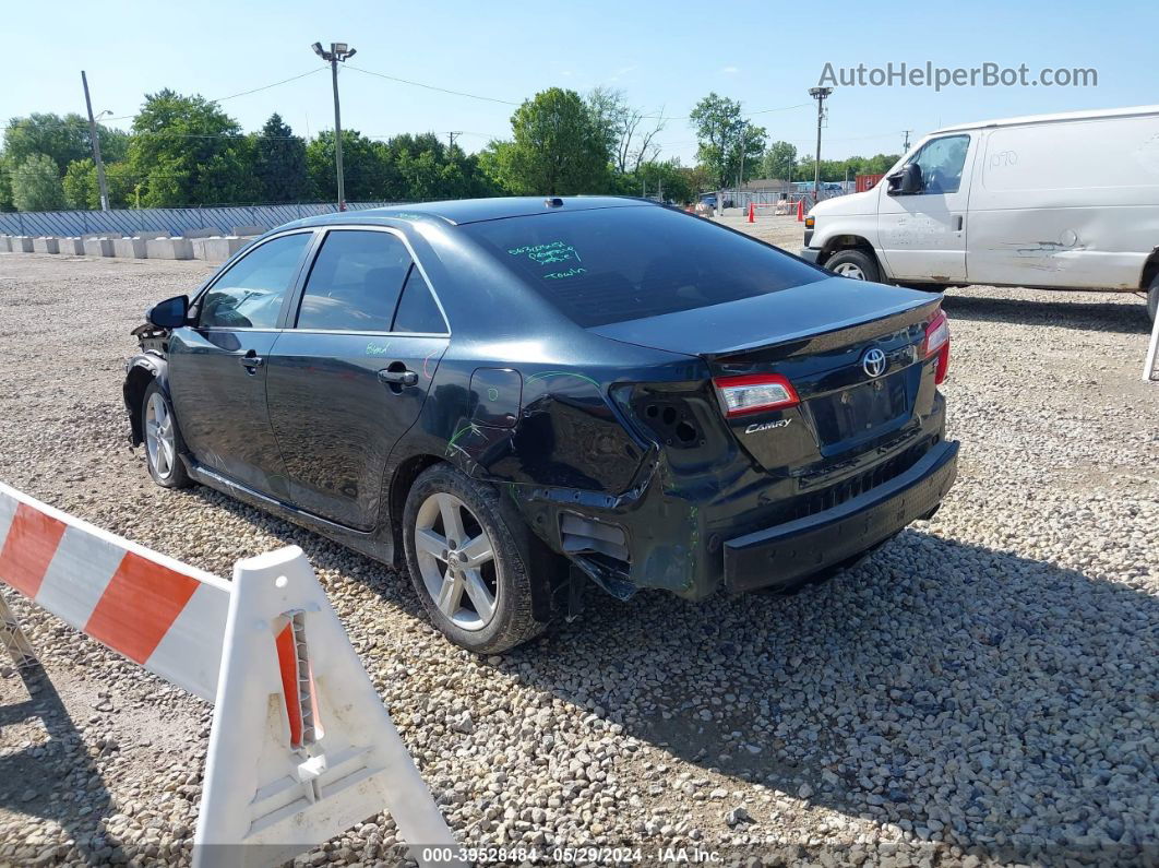 2012 Toyota Camry Se Black vin: 4T1BF1FK1CU068466