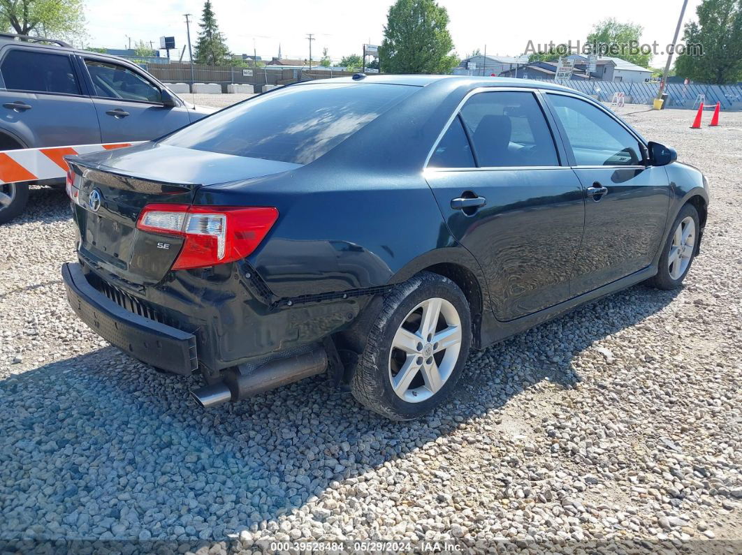 2012 Toyota Camry Se Black vin: 4T1BF1FK1CU068466