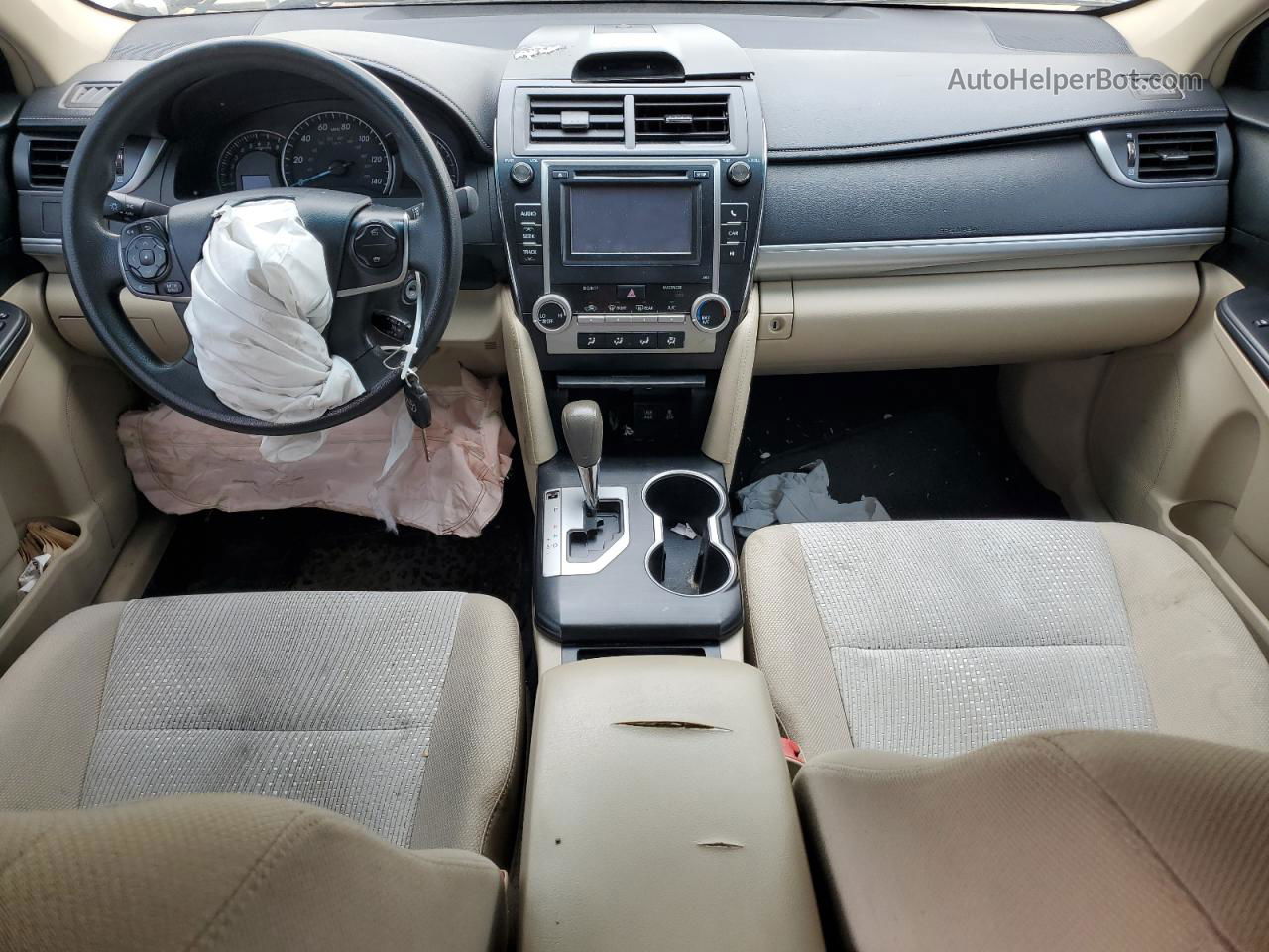 2012 Toyota Camry Base Золотой vin: 4T1BF1FK1CU096431