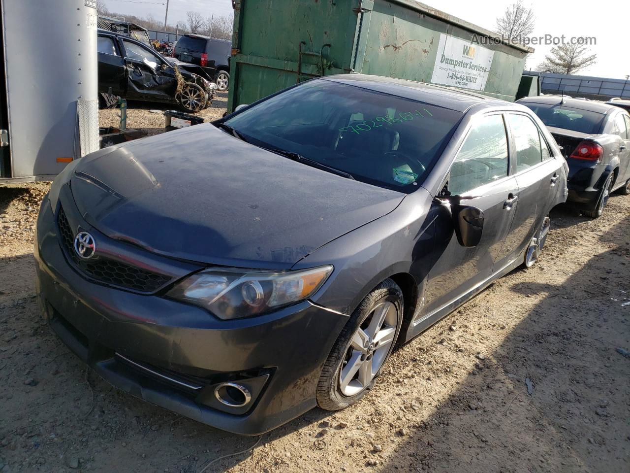 2012 Toyota Camry Base Угольный vin: 4T1BF1FK1CU131615