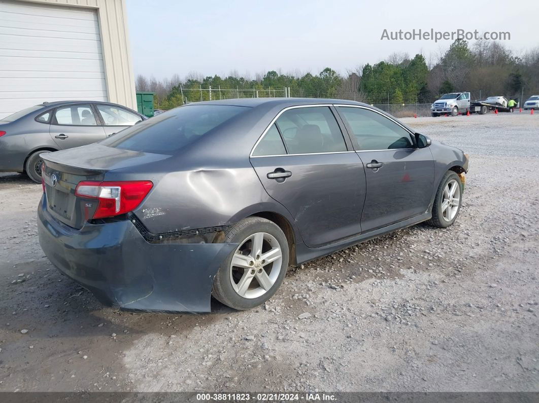 2012 Toyota Camry Se Gray vin: 4T1BF1FK1CU166851