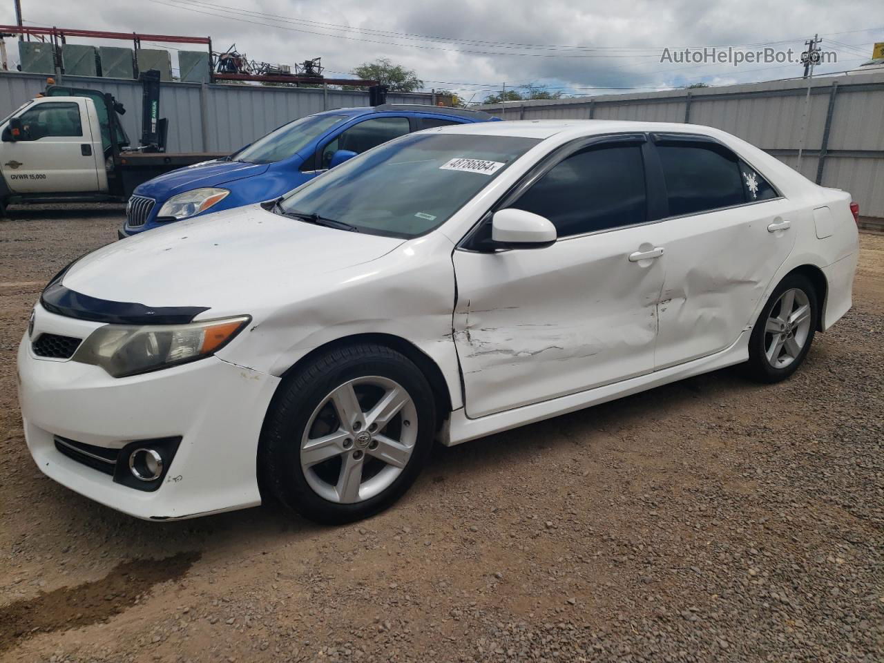 2012 Toyota Camry Base White vin: 4T1BF1FK1CU172925