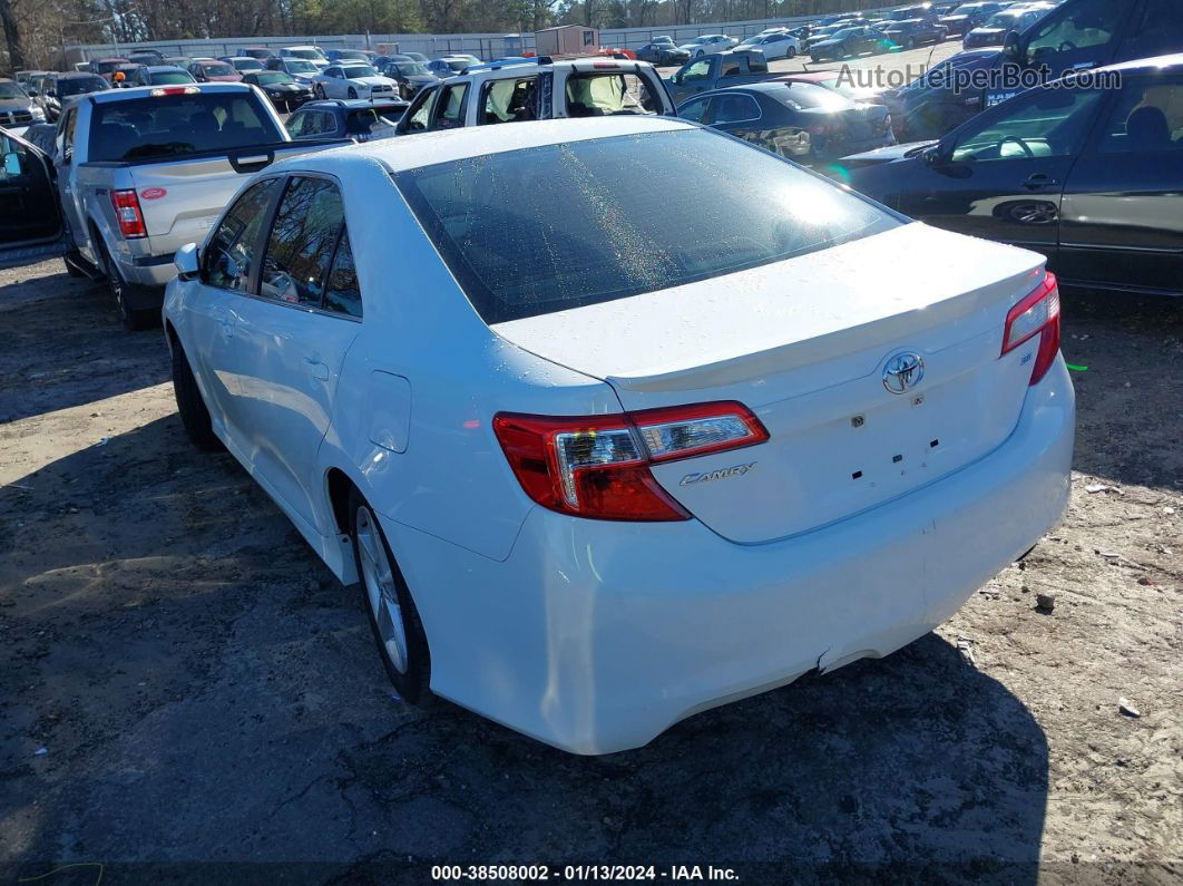 2012 Toyota Camry Se Белый vin: 4T1BF1FK1CU189823