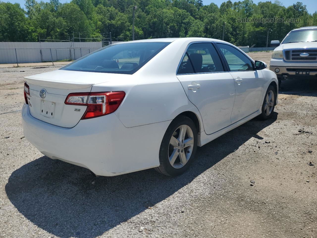 2012 Toyota Camry Base White vin: 4T1BF1FK1CU539693