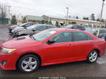 2012 Toyota Camry Se Red vin: 4T1BF1FK1CU540102