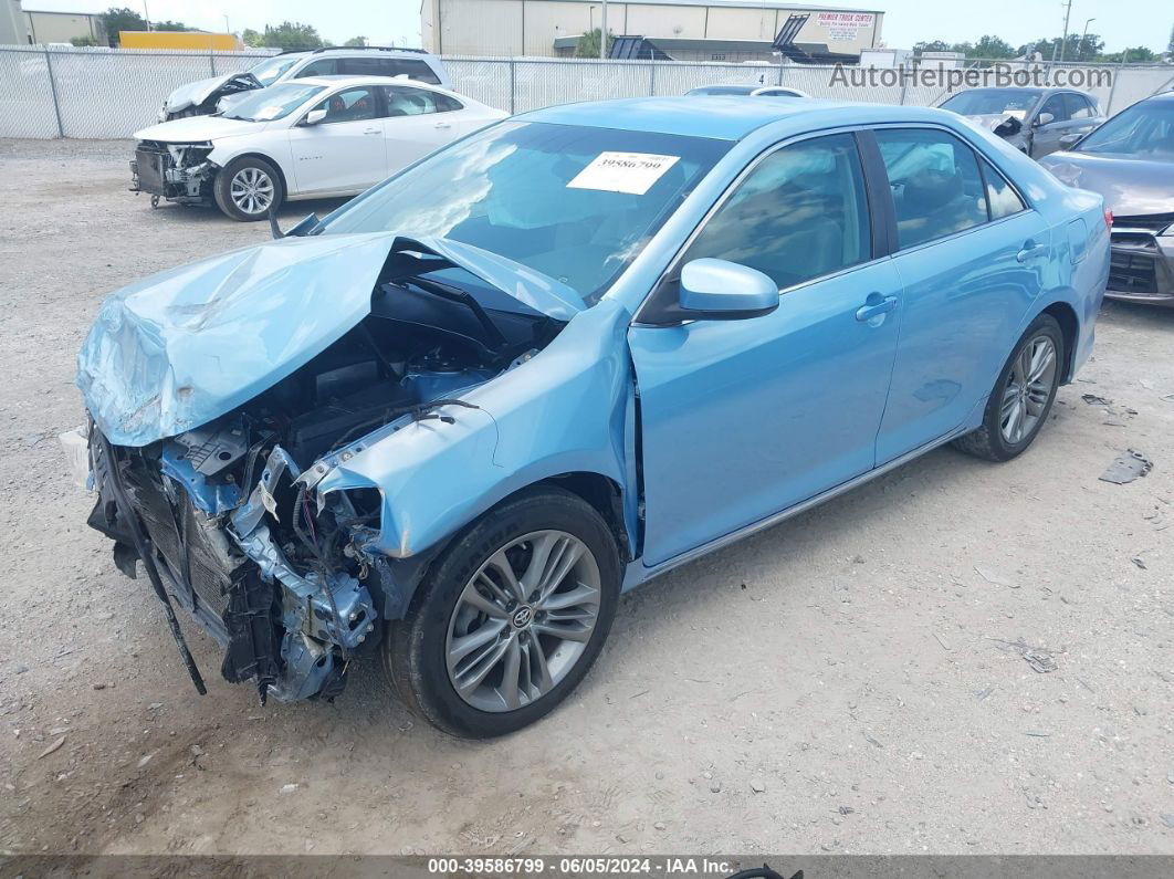 2012 Toyota Camry Le Light Blue vin: 4T1BF1FK1CU589543