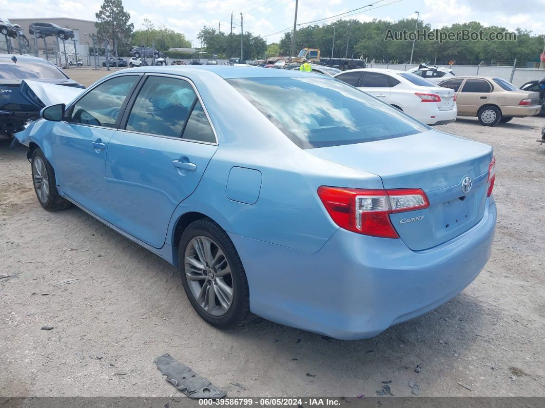 2012 Toyota Camry Le Light Blue vin: 4T1BF1FK1CU589543