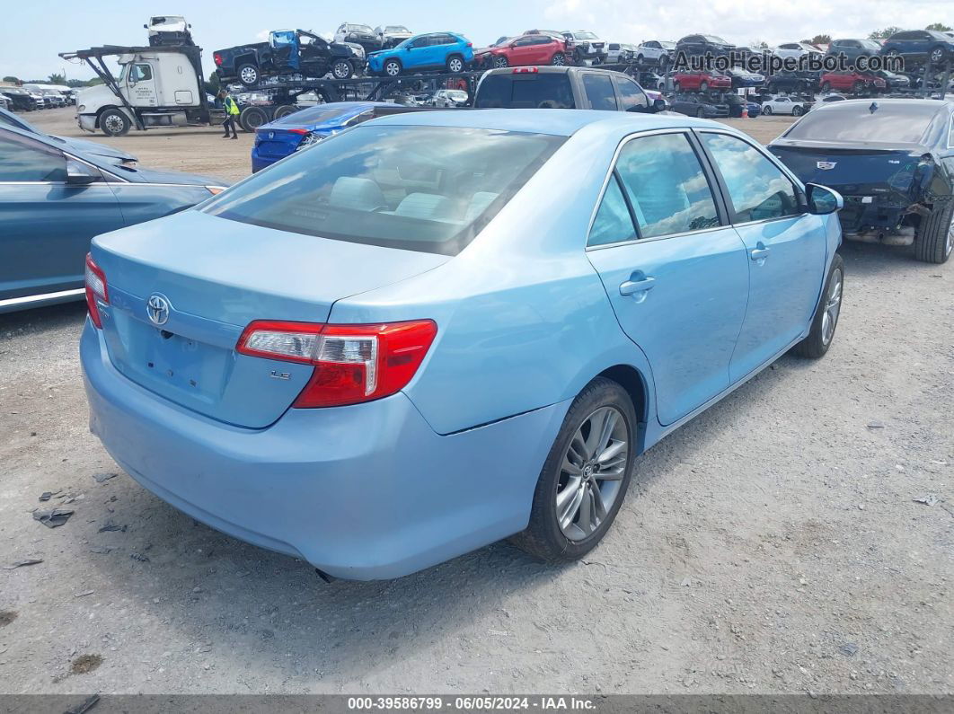 2012 Toyota Camry Le Light Blue vin: 4T1BF1FK1CU589543