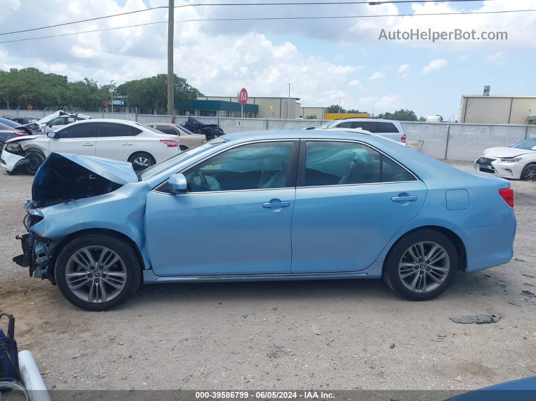 2012 Toyota Camry Le Light Blue vin: 4T1BF1FK1CU589543