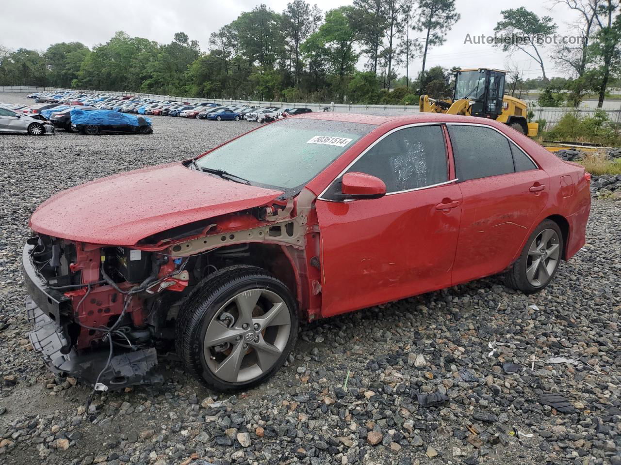 2012 Toyota Camry Base Red vin: 4T1BF1FK1CU626834