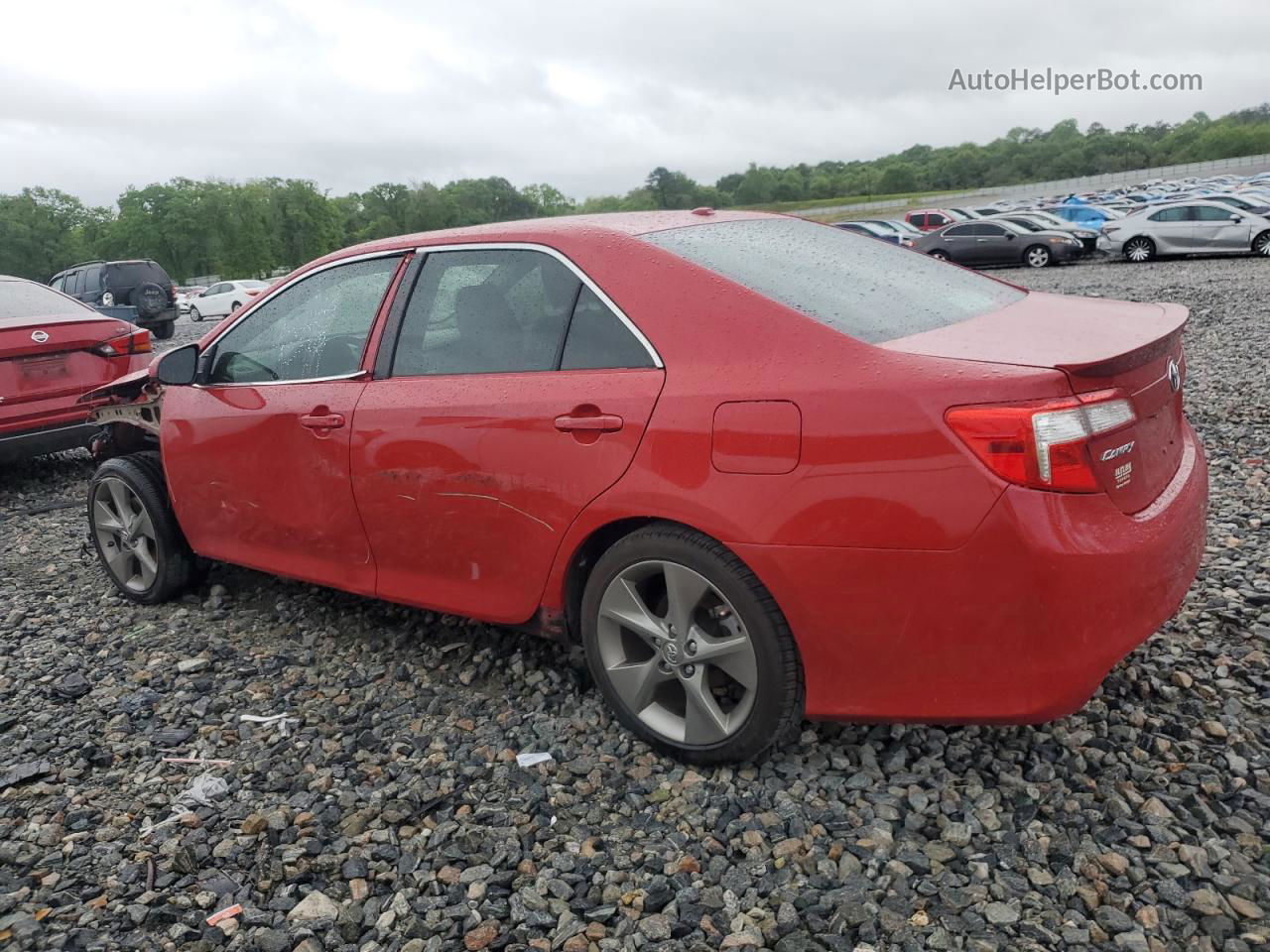 2012 Toyota Camry Base Red vin: 4T1BF1FK1CU626834