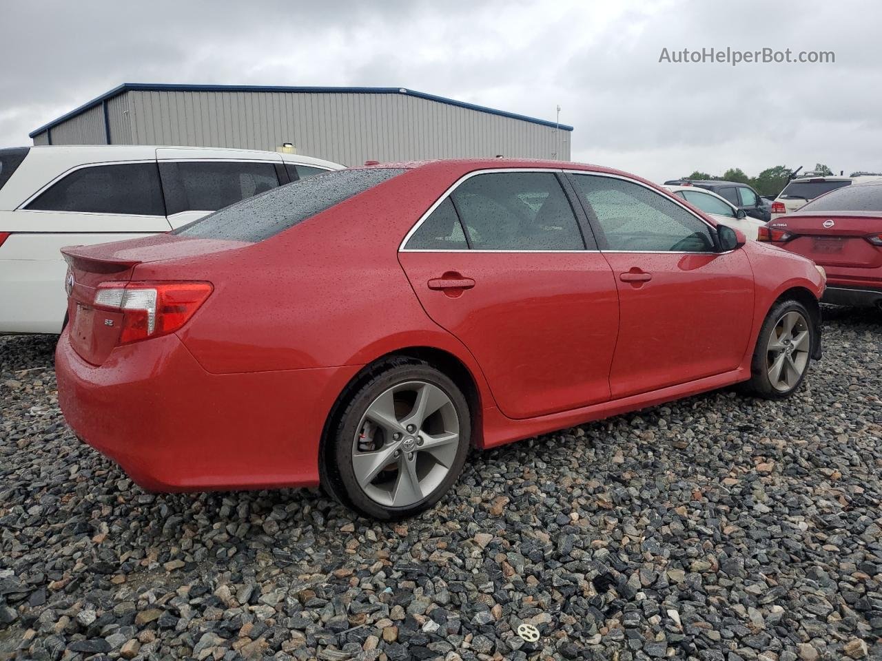 2012 Toyota Camry Base Red vin: 4T1BF1FK1CU626834