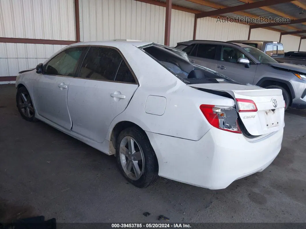 2013 Toyota Camry Se White vin: 4T1BF1FK1DU230890