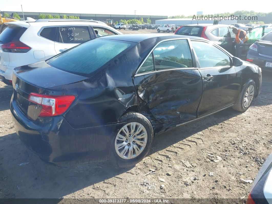 2013 Toyota Camry Le Black vin: 4T1BF1FK1DU258155