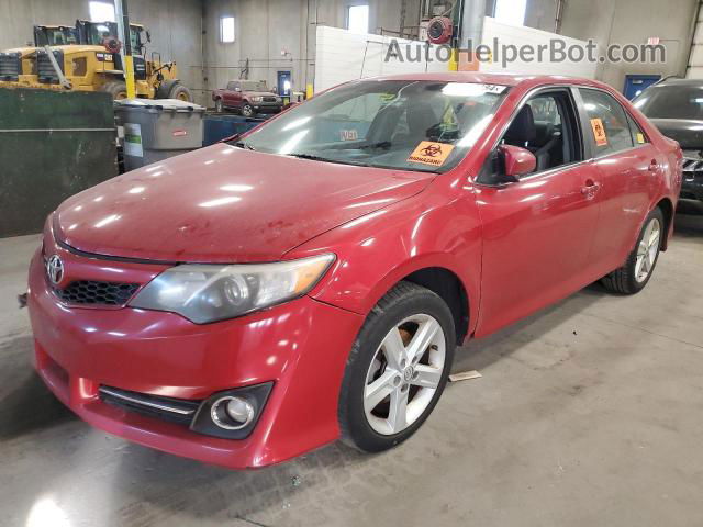 2013 Toyota Camry L Red vin: 4T1BF1FK1DU702568