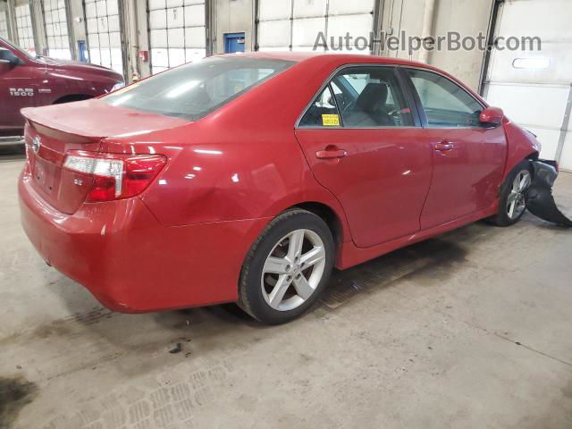 2013 Toyota Camry L Красный vin: 4T1BF1FK1DU702568