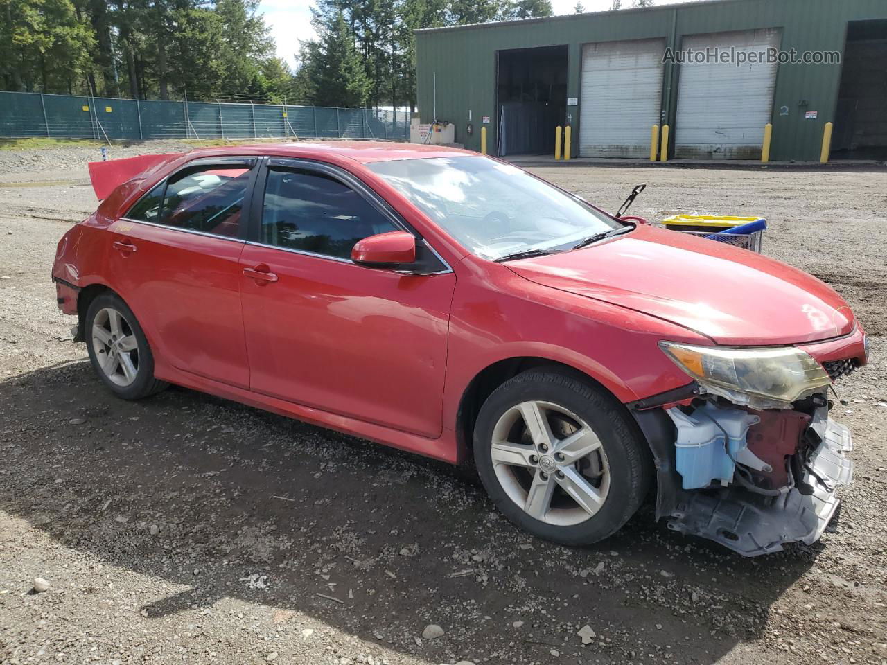 2013 Toyota Camry L Red vin: 4T1BF1FK1DU710010