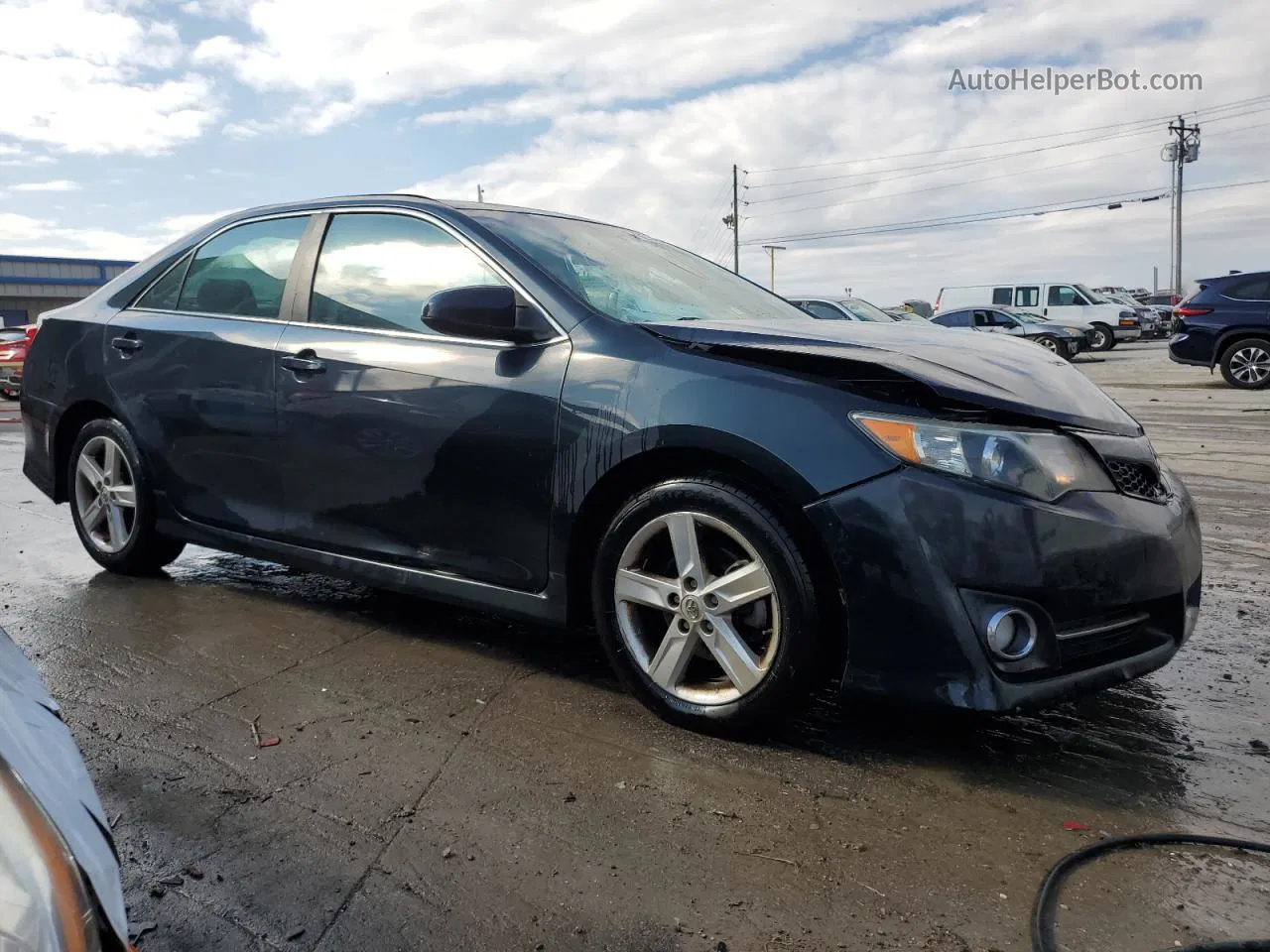 2014 Toyota Camry L Черный vin: 4T1BF1FK1EU342316