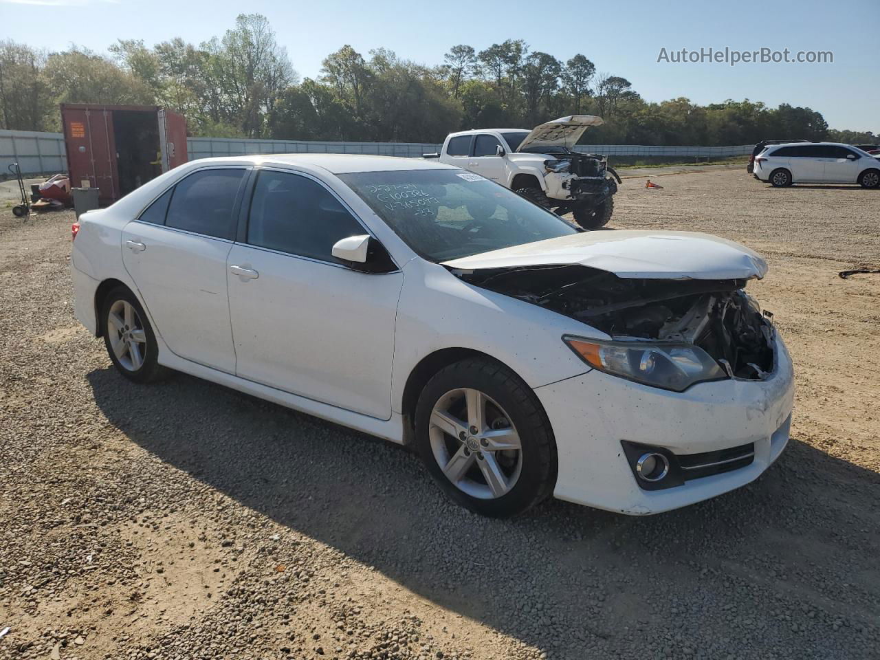 2014 Toyota Camry L White vin: 4T1BF1FK1EU365093