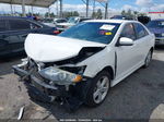 2014 Toyota Camry Se White vin: 4T1BF1FK1EU435465