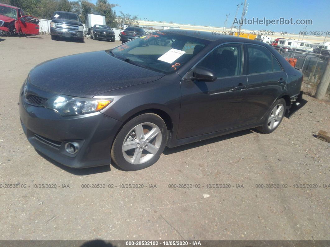 2014 Toyota Camry Xle/se Sport/se/l/le Gray vin: 4T1BF1FK1EU458051