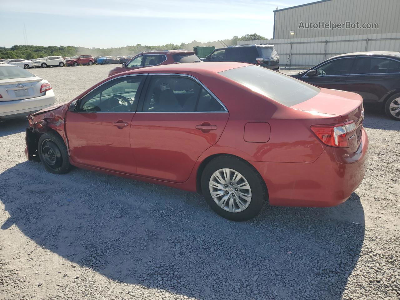 2014 Toyota Camry L Red vin: 4T1BF1FK1EU771004