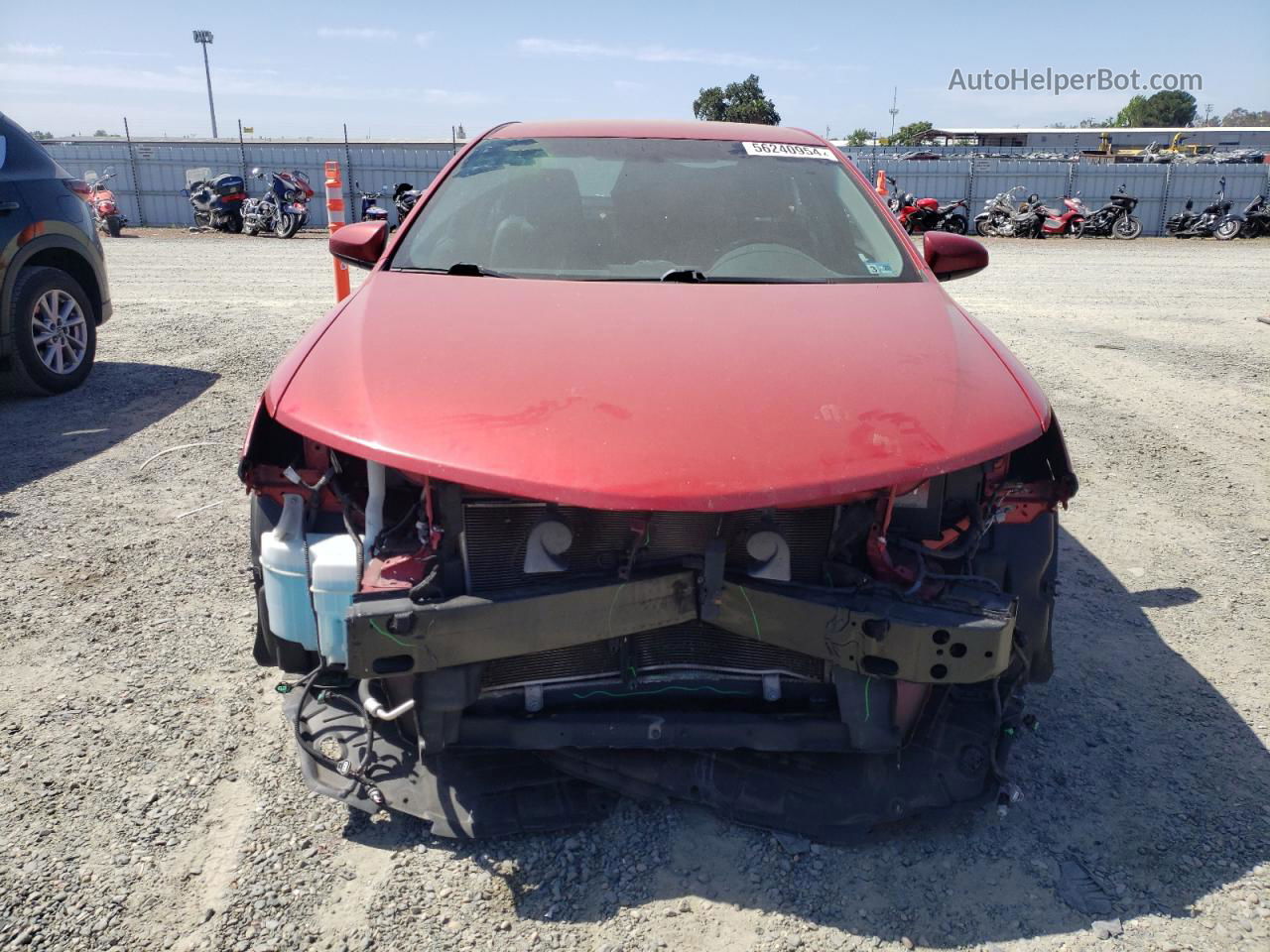 2014 Toyota Camry L Red vin: 4T1BF1FK1EU834702