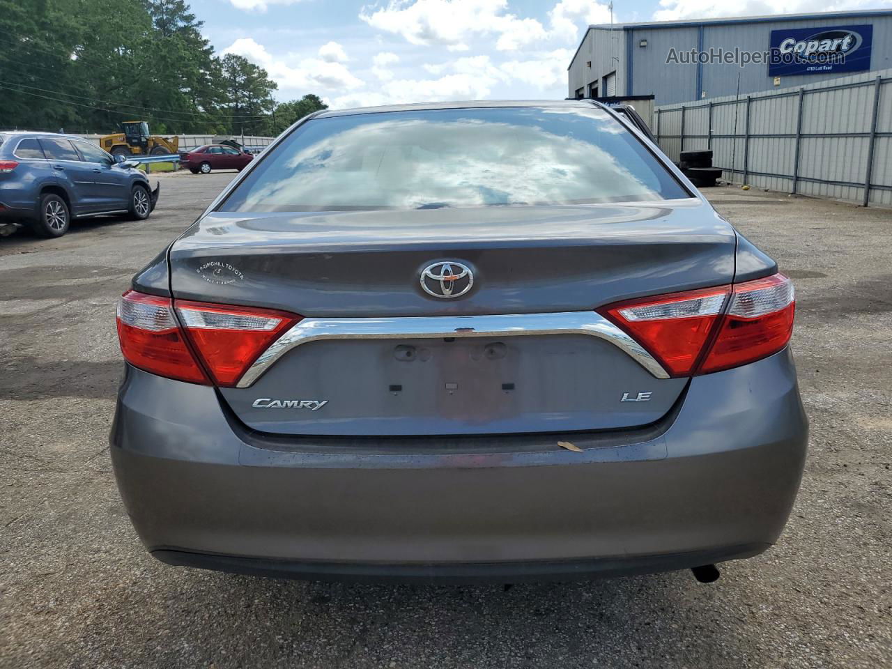 2016 Toyota Camry Le Gray vin: 4T1BF1FK1GU140885